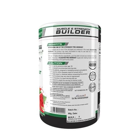 Eligator Pre Workout 40 Servings – HERCULES NUTRA PRIVATE LIMITED. All ...