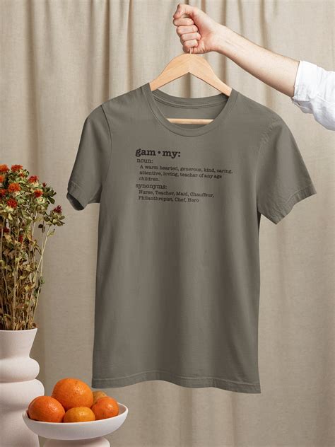 Gammy Gift Gammy Shirt Gam Gam Shirt Gammie Gift Definition Shirt - Etsy