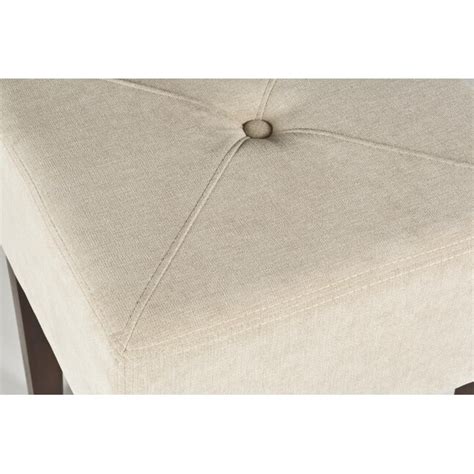 Hillsdale Furniture 18-in H Brown Square Makeup Vanity Stool in the ...