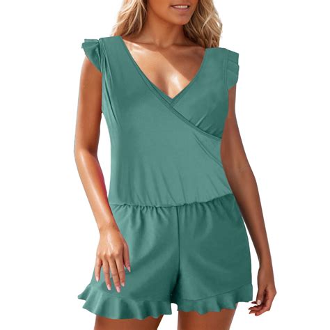 One Piece Bathing Suit for Women Swim Romper With Built In Bra And ...