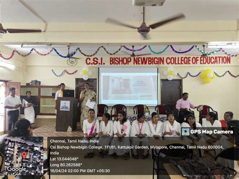 B.Ed. Colleges in Chennai | CSI BISHOP NEWBIGIN COLLEGE