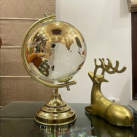 Casa Decor Globe Educational Rotating Globe 8 Inch Metallic base & Arc ...