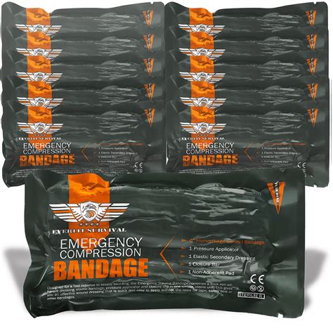 Buy EVERLIT Israeli 6 Inch Emergency Bandage Compression Trauma ...