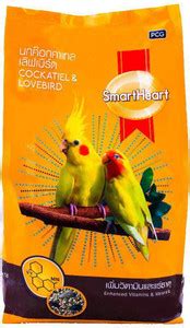 smart heart PCG Cockatiel & Lovebird 1kg Vegetable 1 kg Dry New Born ...