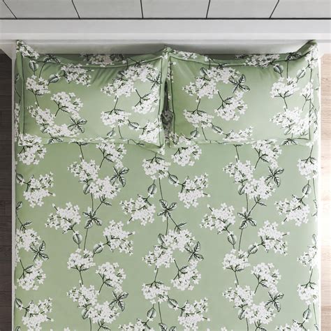 Buy Corsica Elegant Jared Microfibre Printed 3Pcs Queen Bedsheet Set ...