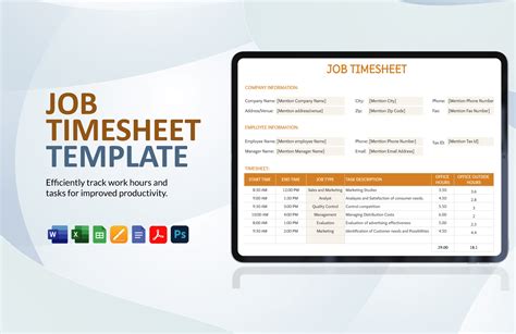Image result for Job Tracking Excel Template
