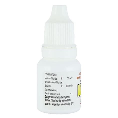 Nacl-5 Eye Drops 10 ml Price, Uses, Side Effects, Composition - Apollo ...