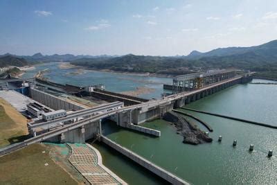 广西柳州：红花水电站二线船闸建成通航-人民图片网