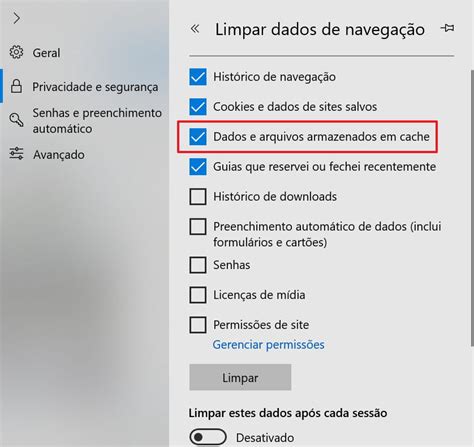 Como limpar o cache do Microsoft Edge - CCM