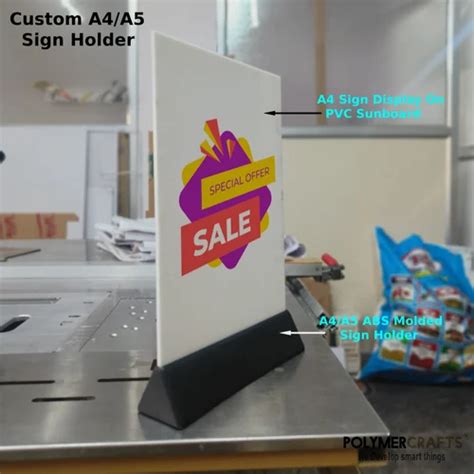 ACRYLIC SIGN HOLDERS - A4 Display Stand Sun board / Table top stands ...