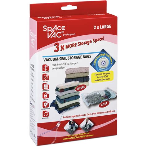 Space Vac Large Vacuum-Seal Storage Bags 2 Pack | BIG W