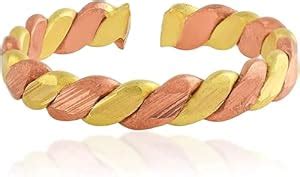 Ashtadhatu Ring Challa Tamba Ring Adjustable Open Finger Ring : Amazon ...