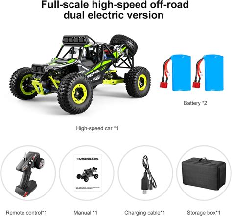 Buy GoolRC 2026 RC Cars, 1:12 Scale Remote Control Car, 4WD 50KM/H High ...