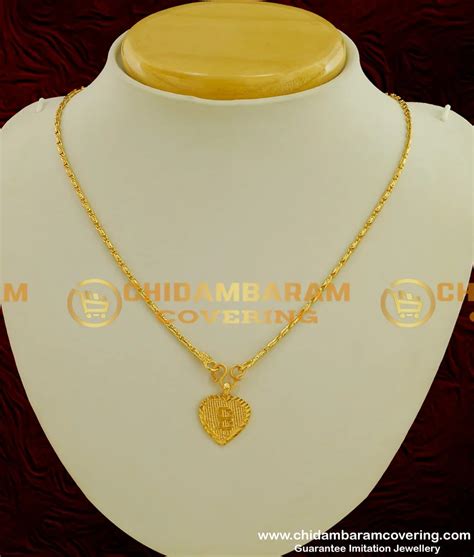 Buy Gold Plated Alphabet ‘B’ Letter Pendant with Chain for Boys and Girls