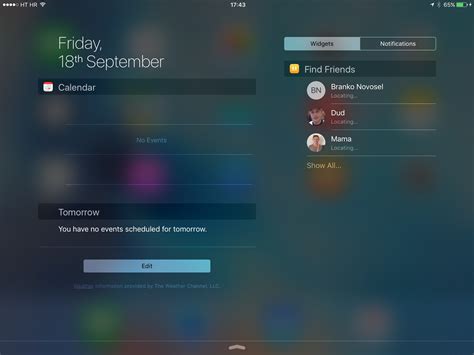 Image result for iOS Notification Center
