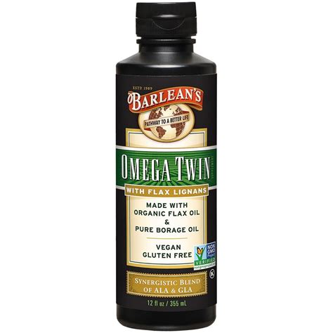 Barlean's Omega Twin with Flax Lignans -- 12 fl oz - Vitacost