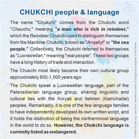 Indigenous People of the Arctic - Chukchi - Arctic Portal