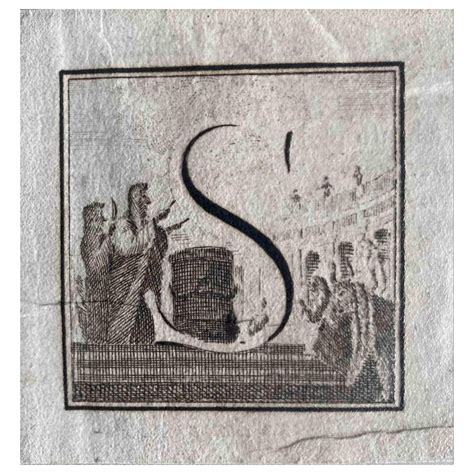 Carlo Nolli - Antiquities of Herculaneum - Letter of the Alphabet S ...