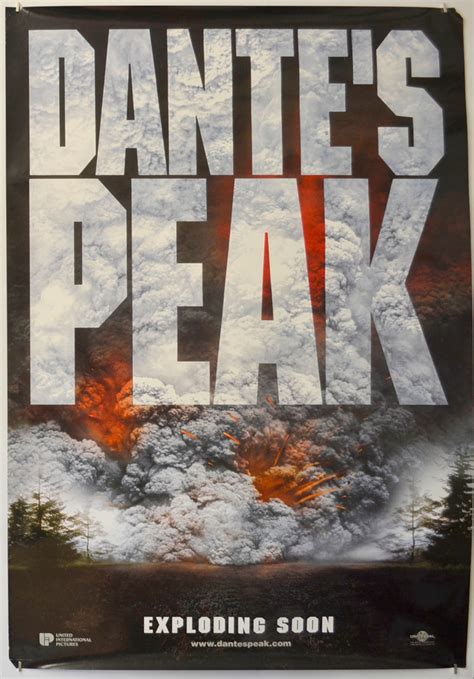 "Dante's Peak" (Teaser / Advance Version) Original One Sheet Poster ...