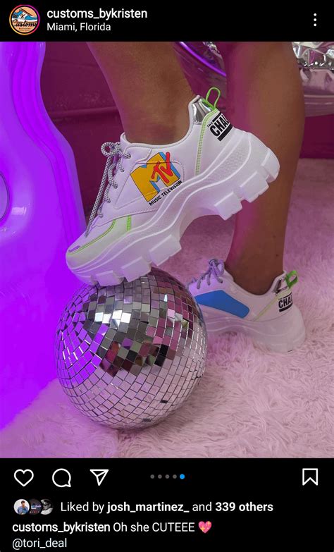Tori's custom Challenge sneakers, yay or nay? : r/MtvChallenge