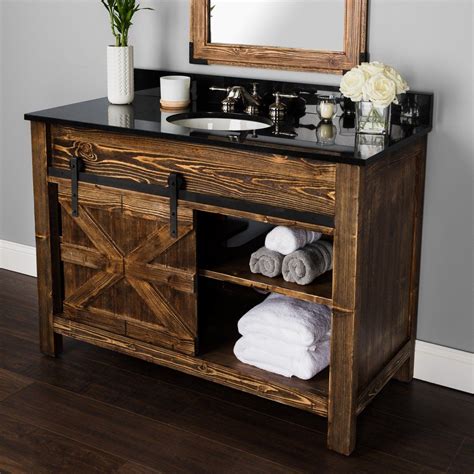 7 Charming Farmhouse Bathroom Vanities With Built-In Sinks