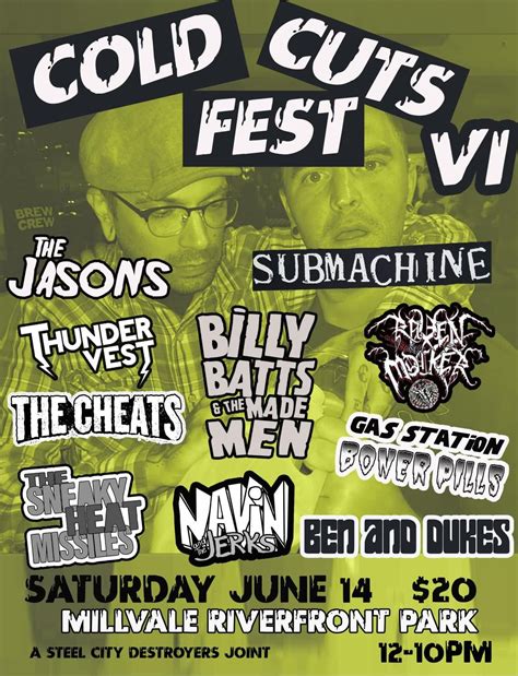 COLDCUTS FEST VI, Millvale Riverfront Park, Pittsburgh, 14 June 2025 ...