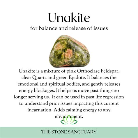 Healing properties of unakite – Artofit