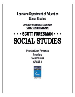 Fillable Online Louisiana Department of Education Social Studies Fax ...