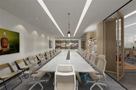 郑州天安财险500平办公室装修效果图 - 设计案例 - 正设计