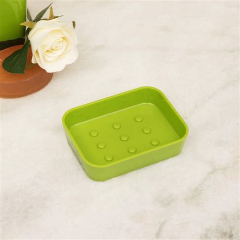 Buy HILDA SALONGA Solid Plastic Rectangular Soap Dish from Home Centre ...