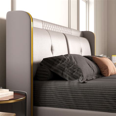 Nova Upholstered Bed | King & Queen | Woodkraft Studio