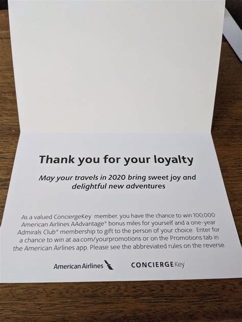American Airlines Sent The Members Of Their Secret Concierge Key Club A ...