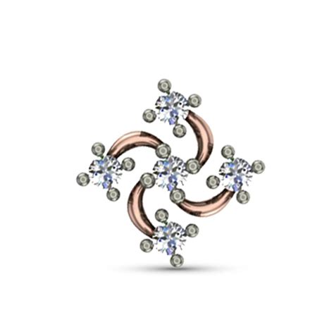 Beautiful Adweta Gold Diamond Nosepin Online Jewellery Shopping India ...