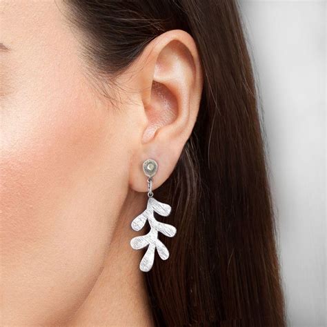 plant earrings