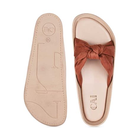 Knot me Peach Slides – The CAI Store