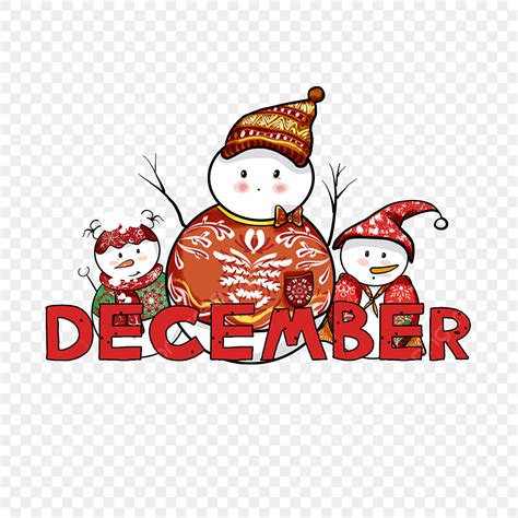 Maand December Clipart
