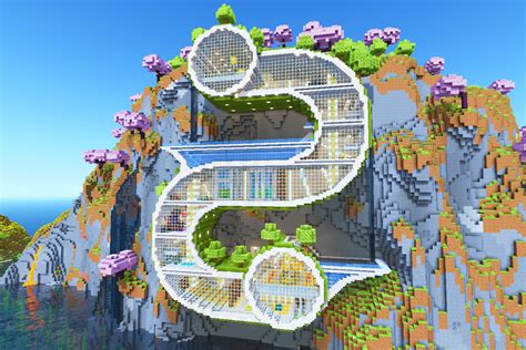 Image result for Minecraft Cliff House Builds Tutorials