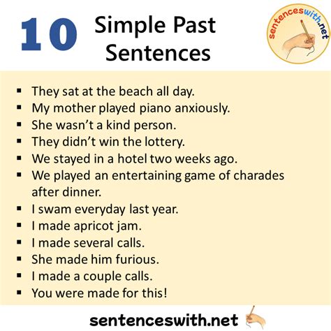 Image result for Past Simple Examples Sentences