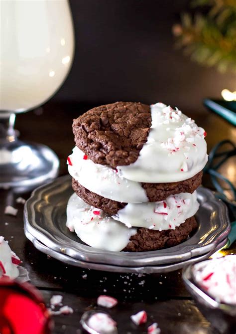 Peppermint Bark Cookies - Sugar Spun Run