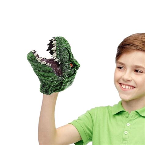 Buy Kekou T Rex Hand Puppet | Realistic Soft Animal Hand Puppet - T Rex ...