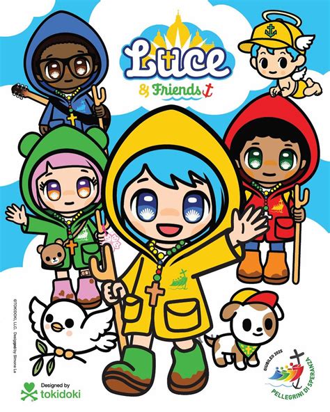 luce, santino, aura, iubi, xin, and 2 more (jubilee 2025) drawn by ...