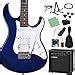 Yamaha PACIFICA012 DBM Electric Guitar for Beginners, 14-Piece Set ...