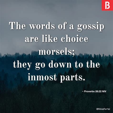 Scripture About Gossip