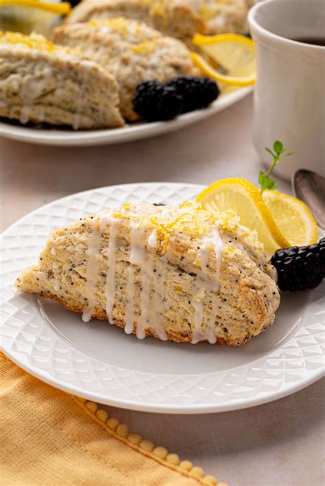 Sourdough Lemon Poppy Seed Scones - Artful Homemaking