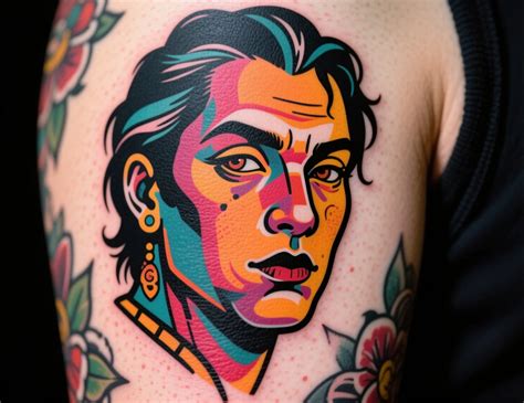 Traditional Portrait Tattoo