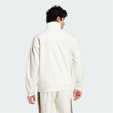 adidas '80s Premium Embossed 3-Stripes Track Top - White | adidas India