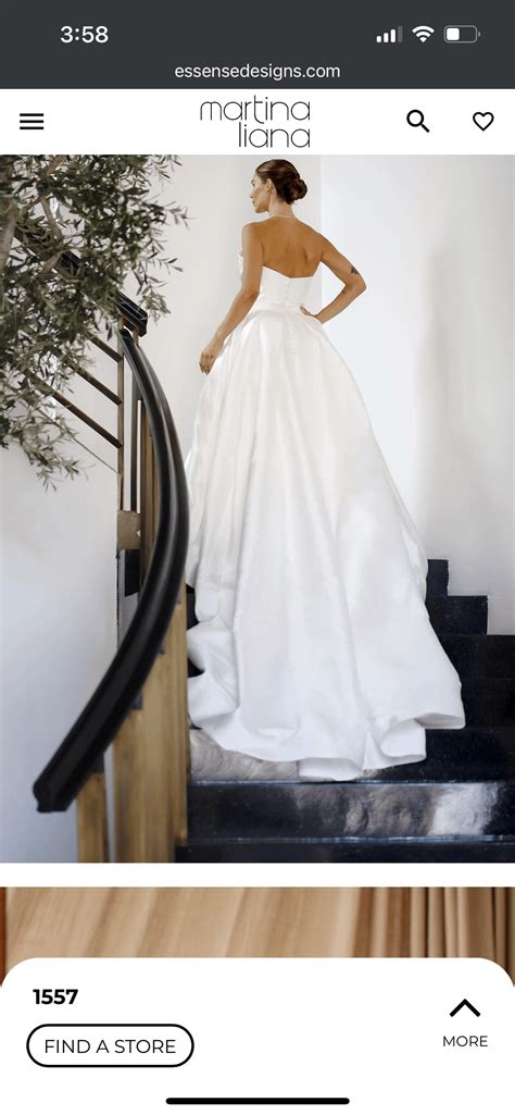 Martina Liana 1557 over skirt for sale! $600 : r/weddingdress - martina liana 1557