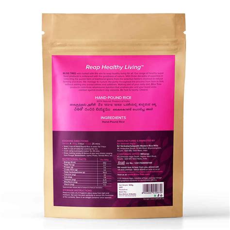 Hand Pound Rice (Kaikuthal Arisi) - Traditional Flavour in Every Grain ...