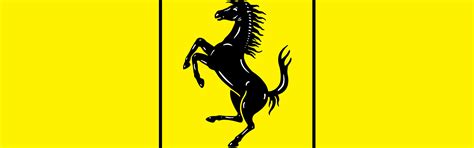 Download wallpaper yellow, horse, logo, logo, ferrari, Ferrari, yellow ...