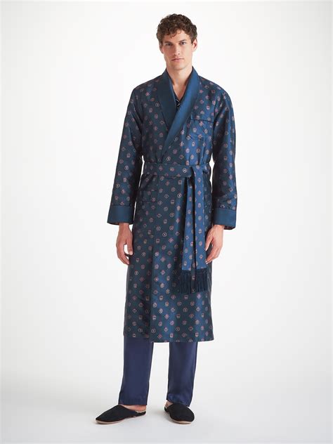 Luxury Men's Silk Dressing Gowns / Robes: Look and Feel Great